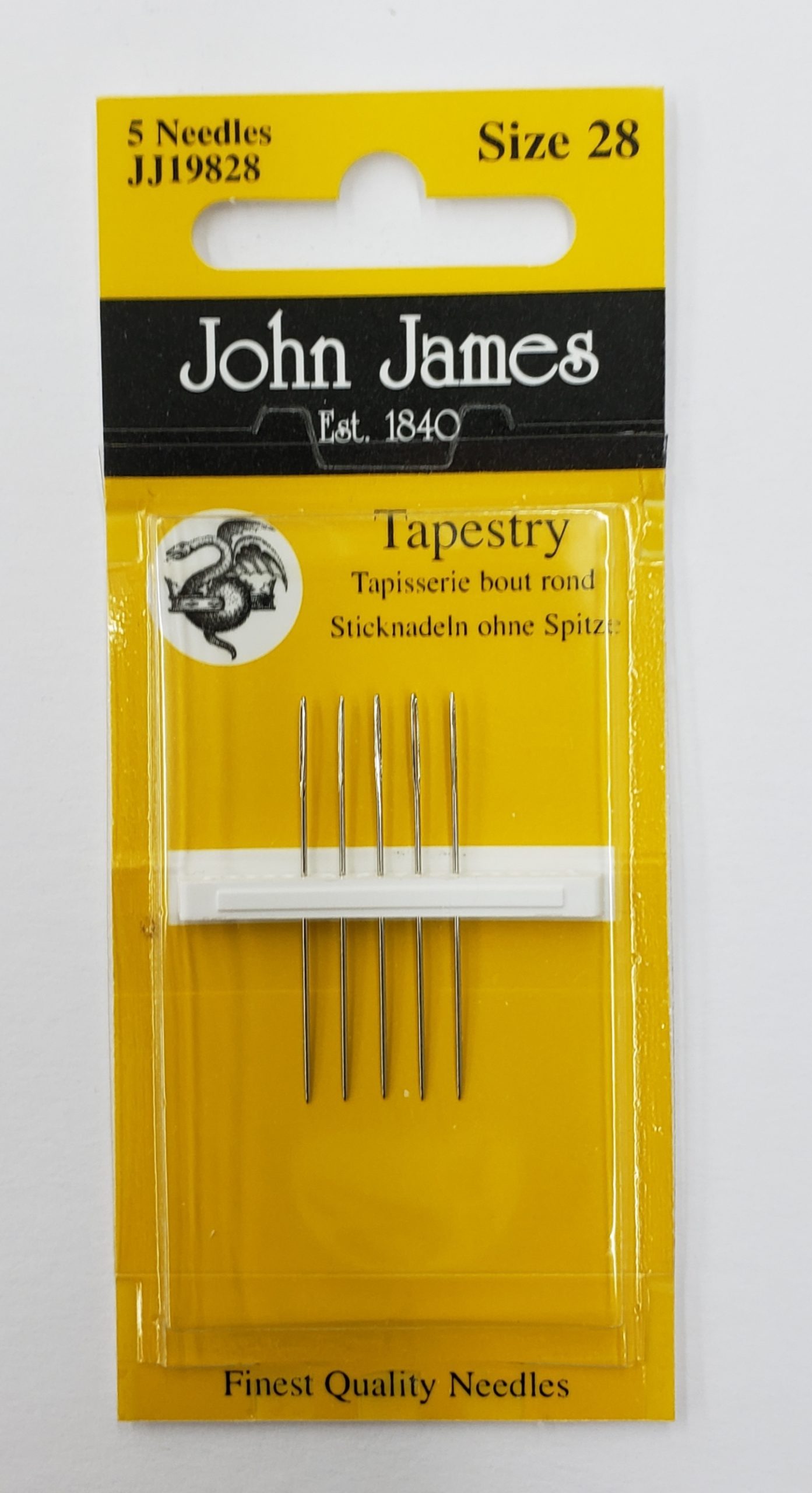 John James Size 28 Tapestry Needle  :: Welcome Sassy Jacks Stitchery 